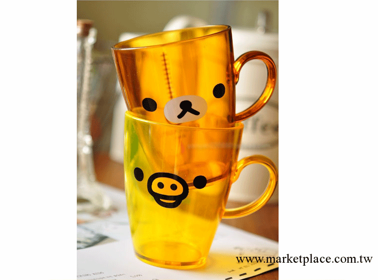 Rilakkuma 輕松熊 漱口杯 卡通牙刷杯 透明水杯工廠,批發,進口,代購