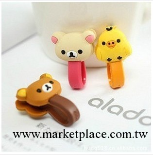 蘋果 rilakkuma 輕松熊繞線器 iphone ipad2耳機纏繞器可愛配件工廠,批發,進口,代購