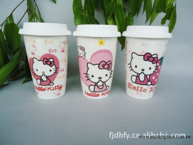 供應陶瓷馬克杯 hello kitty馬克杯 陶瓷杯子 3款樣式可選 4367工廠,批發,進口,代購