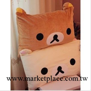 日本SAN-X rilakkuma 輕松小熊枕巾套/枕套 不連枕芯 0.2kg工廠,批發,進口,代購