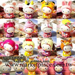 Hello Kitty KT貓 12生肖公仔鑰匙扣掛件 凱蒂貓 鑰匙鏈 鑰匙圈工廠,批發,進口,代購