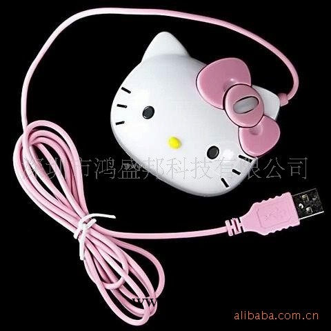 HELLO KITTY光電鼠標、貓頭鼠標、卡通鼠標工廠,批發,進口,代購