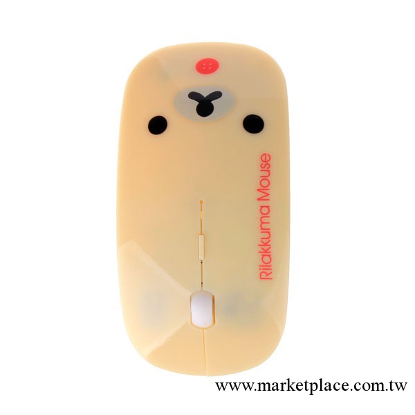 無線鼠標 Rilakkuma 輕松熊鼠標 懶懶熊 米色工廠,批發,進口,代購