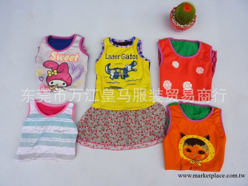 外貿庫存尾貨清倉大童童裝女童連衣裙子特價夏季庫服裝公主裙批發工廠,批發,進口,代購