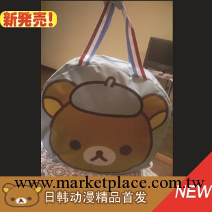 【最新】日單SAN-X周邊、rilakkuma 輕松小熊圓形手挽袋/單肩包工廠,批發,進口,代購