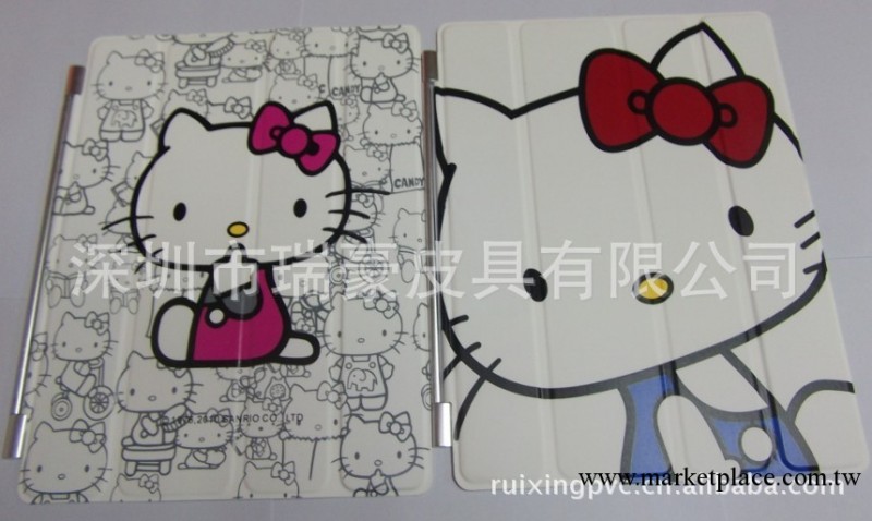 IPAD3-2電腦 KT貓 皮套 可愛凱蒂貓 hello kitty貓ipad3-2 多檔位工廠,批發,進口,代購