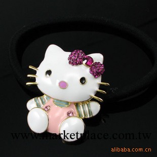 新光正品~5421 hello kitty發繩圈 紅/粉工廠,批發,進口,代購