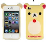 Rilakkuma 新款小熊手機套-iphone4保護套-輕松小熊MM手機保護套工廠,批發,進口,代購