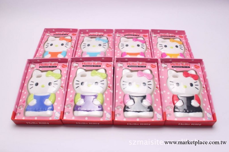 可愛3D立體hello kitty 蘋果iphone4/4s手機殼外殼保護套工廠,批發,進口,代購