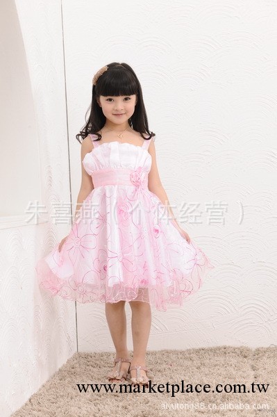 2013夏裝新款童裝 女童紗裙子 女童連衣裙 韓版吊帶裙工廠,批發,進口,代購