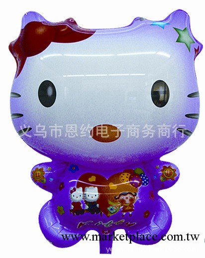 義烏現貨供應hello kitty鋁膜氦氣球批發，鋁箔氫氣球、升空氣球工廠,批發,進口,代購