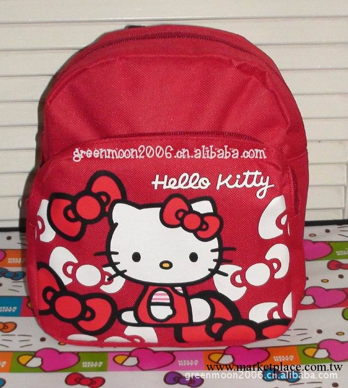 出口日本原單新款 hello kitty幼兒書包背包 學生雙肩背包 紅色批發・進口・工廠・代買・代購