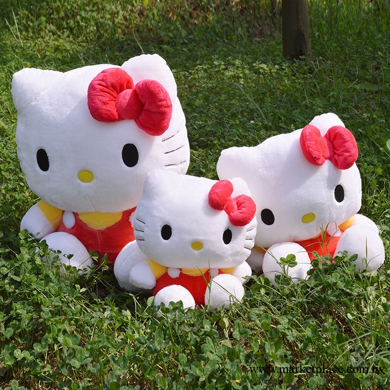 新款毛絨玩具批發 Hello kitty  kitty貓玩具 韓版時尚毛絨玩具工廠,批發,進口,代購