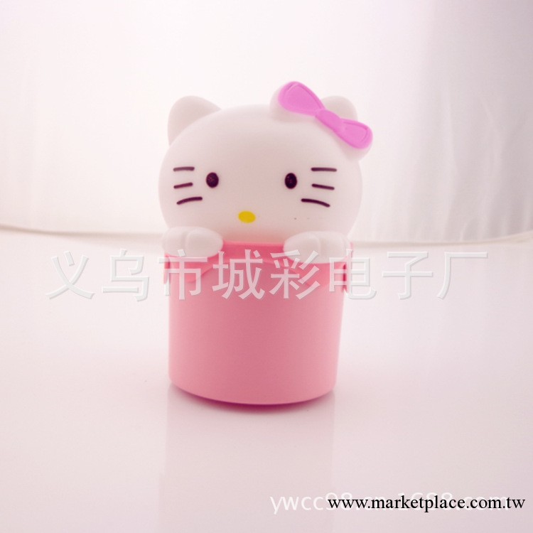 卡通型小夜燈 環境光感小夜燈 節能省電 LED感應燈具 hello Kitty工廠,批發,進口,代購