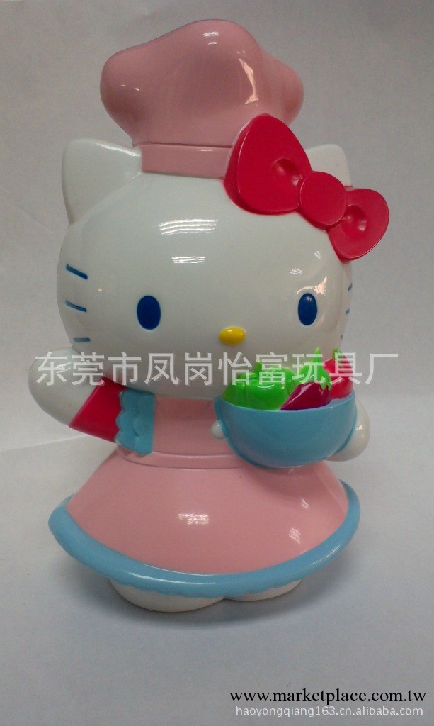 凱蒂貓 hello kitty 存錢罐 玩偶公仔 塑膠PVC玩具 兒童玩具工廠,批發,進口,代購