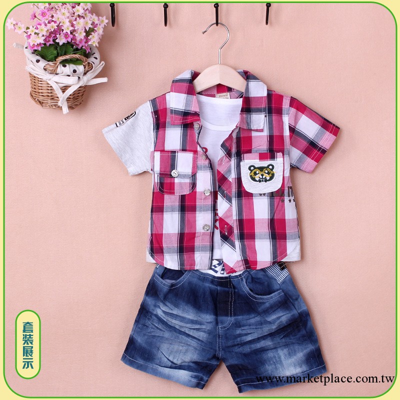 廠傢直銷 Q版男童套裝 兒童套裝 韓版童套裝 嬰幼兒服飾 童裝批發工廠,批發,進口,代購