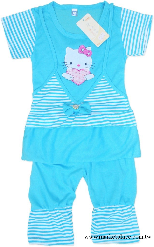 熱銷 嬰幼兒童裝 外貿品牌小童 2013夏季蝴蝶袖 廠傢批發 童套裝工廠,批發,進口,代購