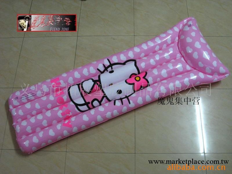 義烏廠傢專業定做HELLO KITTY 充氣浮排（圖案自定義）工廠,批發,進口,代購