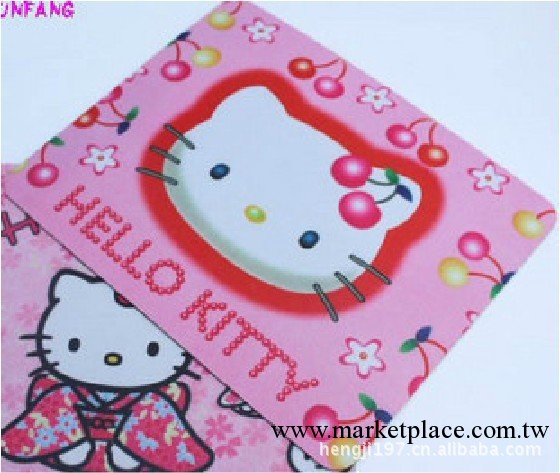 hello kitty鼠標墊 kitty佈質鼠標墊 可愛卡通工廠,批發,進口,代購