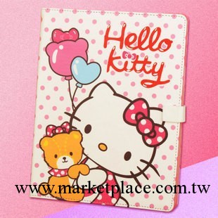 the new ipad3 ipad2 保護套hello kitty卡通 超薄皮套 廠傢直銷工廠,批發,進口,代購