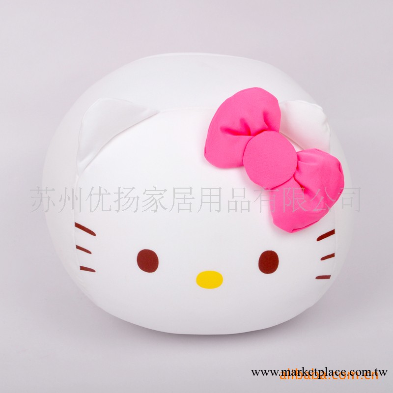 加工定制HELLO KITTY泳裝氨綸面料粒子填充抱枕靠墊玩具工廠,批發,進口,代購