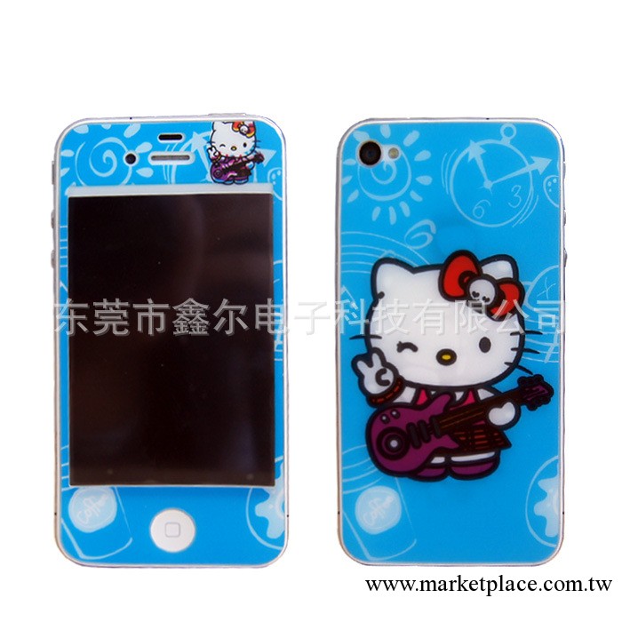 廠傢專業生產hello kitty手機彩膜 手機貼紙 手機美容貼工廠,批發,進口,代購