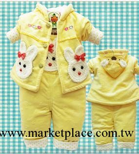 2013晗琦嬰幼兒童裝春秋裝兒童夾衣套裝女童寶寶兩件套批發工廠,批發,進口,代購