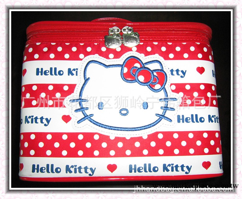 廠傢低價直銷 hello kitty 定型化妝箱 韓國熱賣化妝包工廠,批發,進口,代購