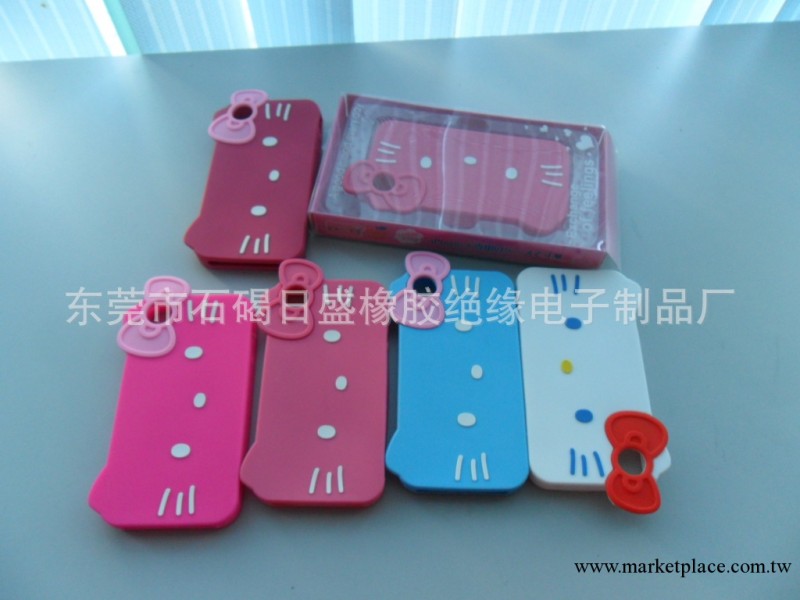 新品! 日本Hello kitty 大頭KT iPhone4s 手機套 小貓咪 矽膠套工廠,批發,進口,代購