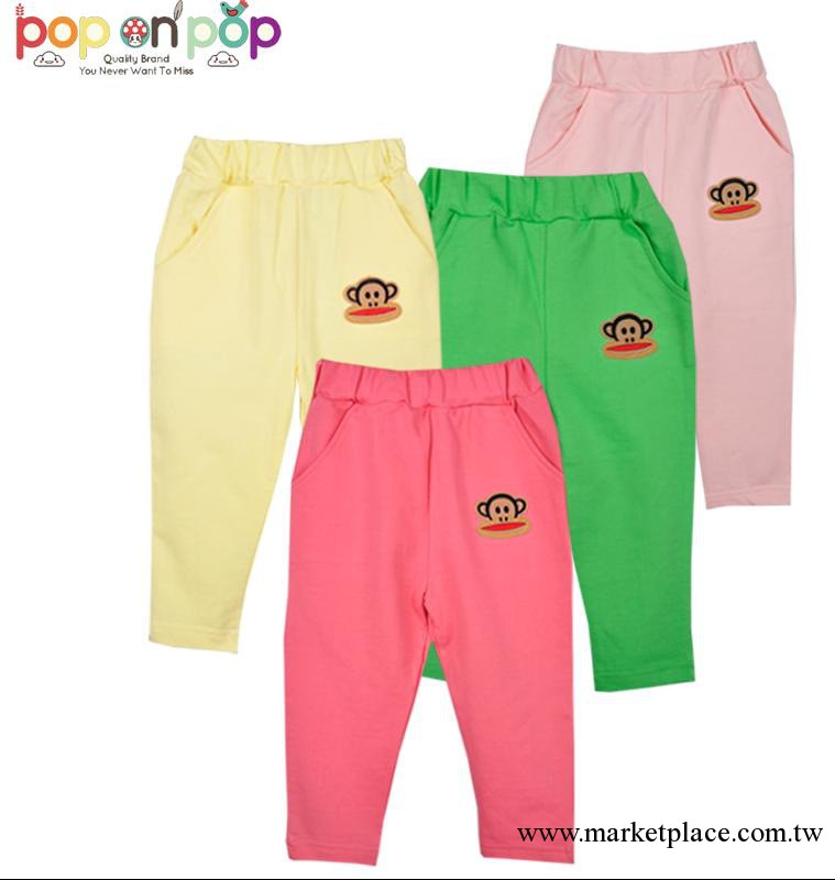 青島外貿童裝批發2013春夏爆款兒童長褲 韓版純棉4色長褲批發工廠,批發,進口,代購