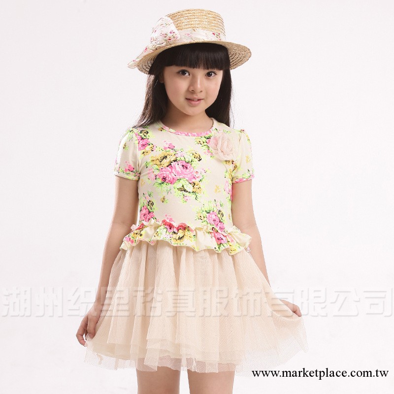 2013新款童裝 女童韓版兒童連衣裙 公主紗裙子 童裙批發工廠,批發,進口,代購