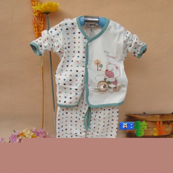 13春款兒童精梳棉內衣套裝 寶寶純棉全棉嬰幼兒童裝 開衫棉毛套工廠,批發,進口,代購