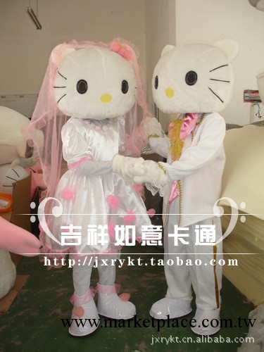 國內專業卡通人偶服裝制作商傢，卡通人偶服裝hello kitty貓工廠,批發,進口,代購