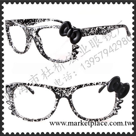 大量批發Hello Kitty眼鏡男女時裝鏡框架眼鏡批發・進口・工廠・代買・代購