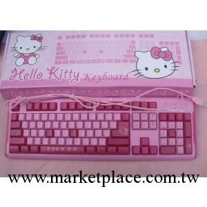 <廠傢直銷> KT鍵盤 Hello kitty鍵盤 可愛KT鍵盤禮品 USB鍵盤工廠,批發,進口,代購