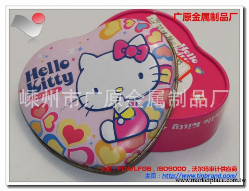 hello kitty心形糖果鐵盒工廠,批發,進口,代購