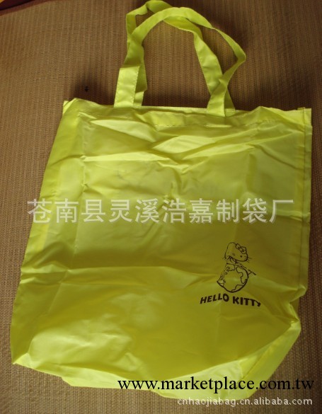 HELLO KITTY折疊滌綸購物袋，牛津折疊袋工廠,批發,進口,代購