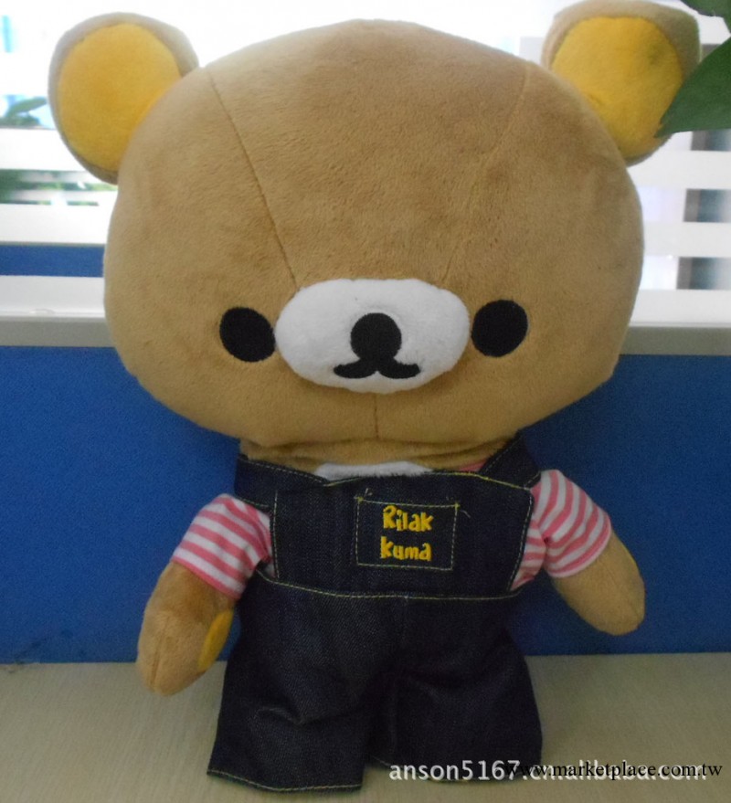 毛絨玩具批發廠傢供應玩具 teddy bear熊 穿衣牛仔熊 速銷禮品工廠,批發,進口,代購