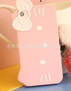 矽膠iPhone套 
 Hello Kitty  Kitty貓矽膠手機套 矽膠手機套工廠,批發,進口,代購