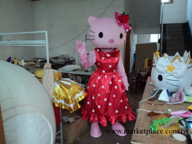 Hello Kitty 貓卡通服裝/KT貓卡通人偶/卡通動漫生產商工廠,批發,進口,代購