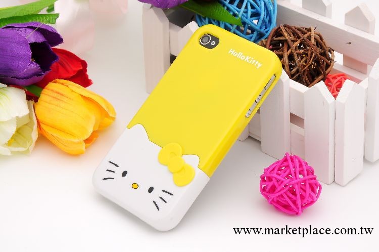 Hello Kitty 上下拆  Iphone4/4s/5 PC手機保護殼 蘋果保護殼工廠,批發,進口,代購