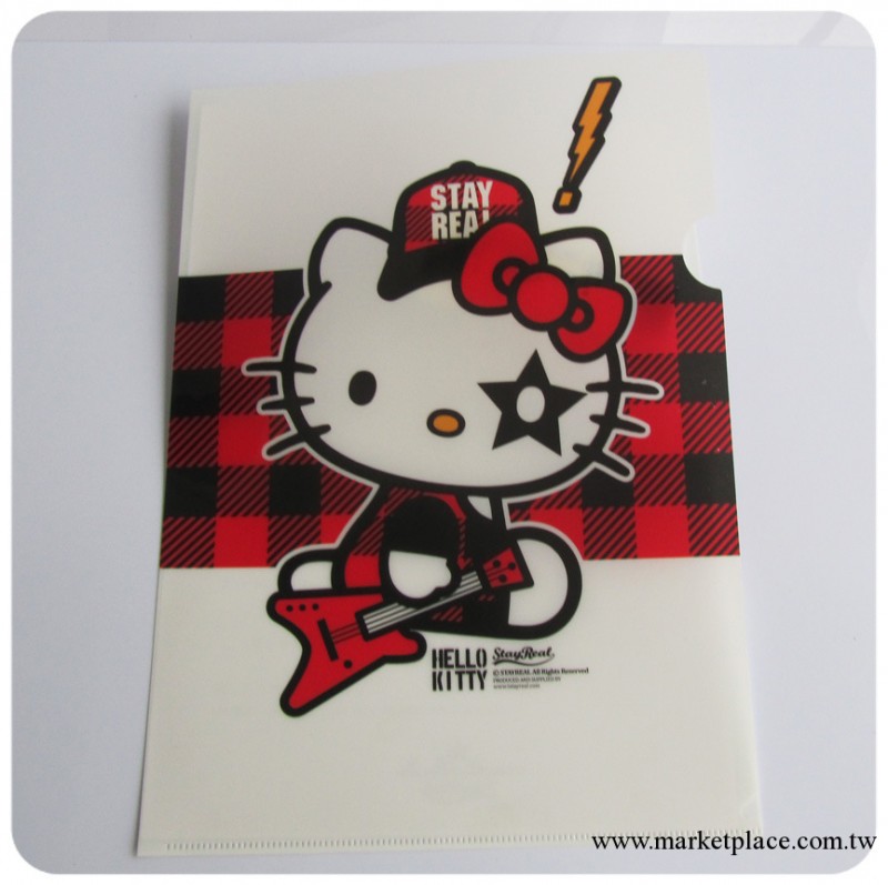 專業生產定做，Hello kitty L形PP單頁夾工廠,批發,進口,代購