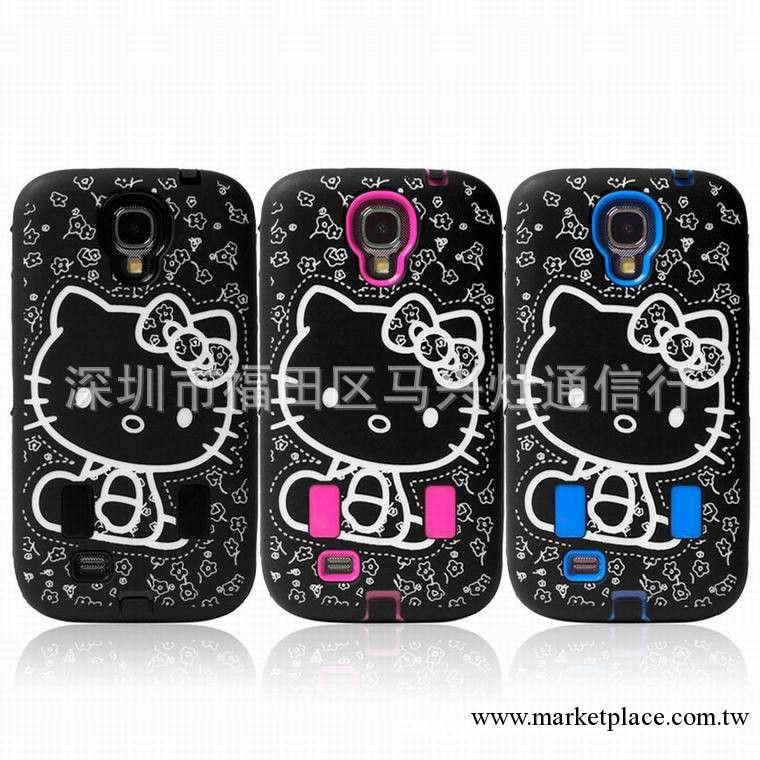 三星 galaxy S4/I9500 hello kitty鐳雕機器人 S4保護套工廠,批發,進口,代購