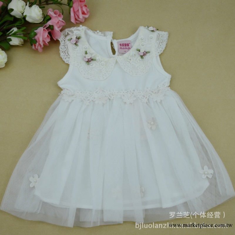 卡琪蓓羽2013夏款新品13251 純棉柔紗公主裙 專櫃品牌童裝批發工廠,批發,進口,代購