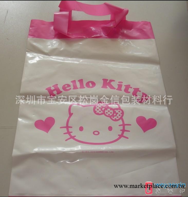 供應  HELLO KITTY透明手提包裝袋批發工廠,批發,進口,代購