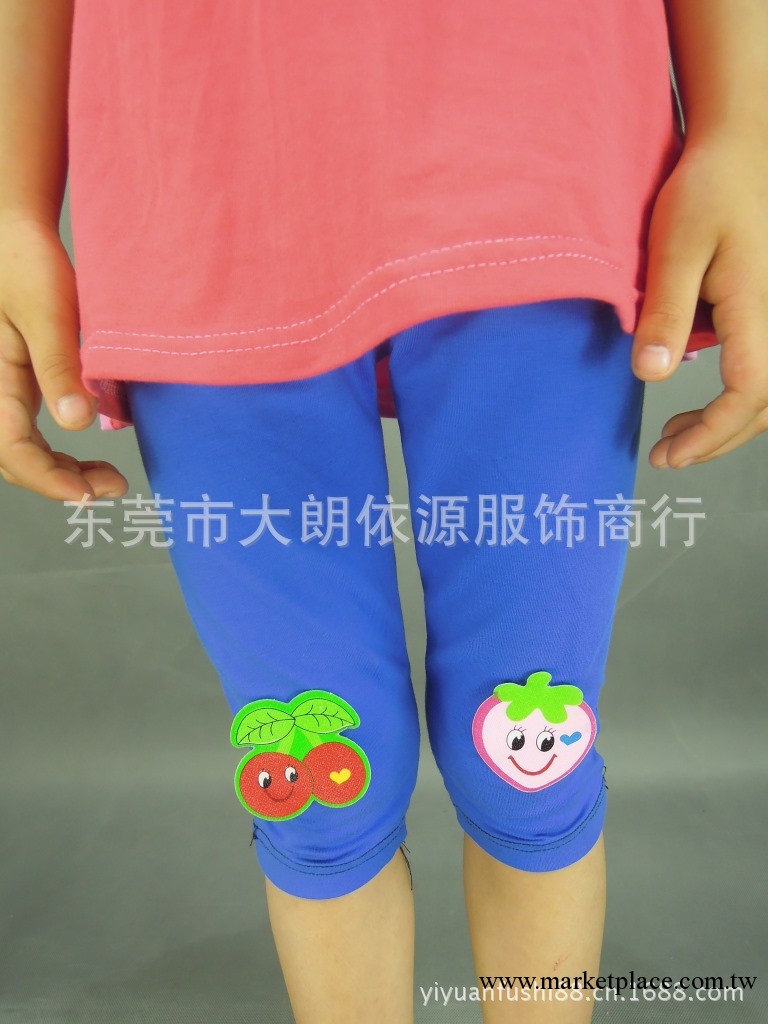 童裝女童打底褲2013夏裝新款韓版夏款薄款純棉中大童兒童七分褲子工廠,批發,進口,代購