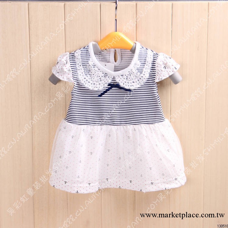 H18 2013夏 嬰幼童 LFXZ 條紋寶寶裙 背心裙 裙子 童裝批發0.3工廠,批發,進口,代購