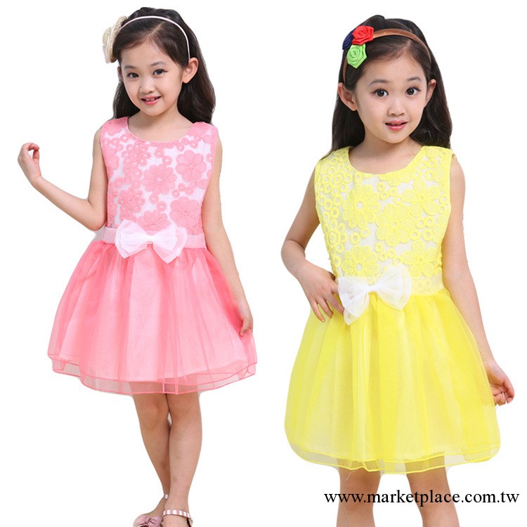 童裝女童夏裝2013新款 淑女兒童連衣裙 韓版公主裙蓬蓬紗裙子工廠,批發,進口,代購
