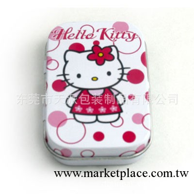 東莞Hello kitty馬口鐵食品罐生產商口香糖鐵盒子 最專業工廠,批發,進口,代購