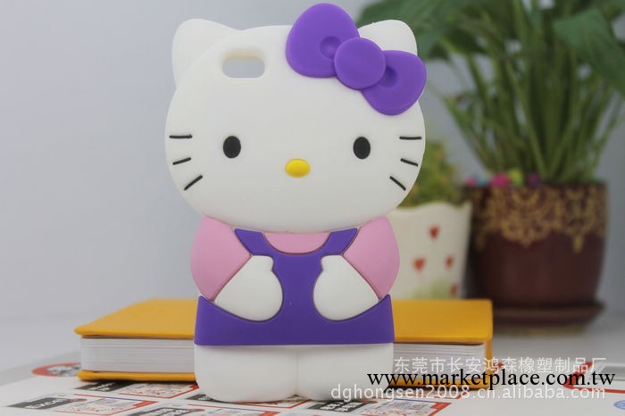 立體矽膠套 Hello Kitty iphone4手機殼 iphone4s手機殼 蘋果外殼工廠,批發,進口,代購